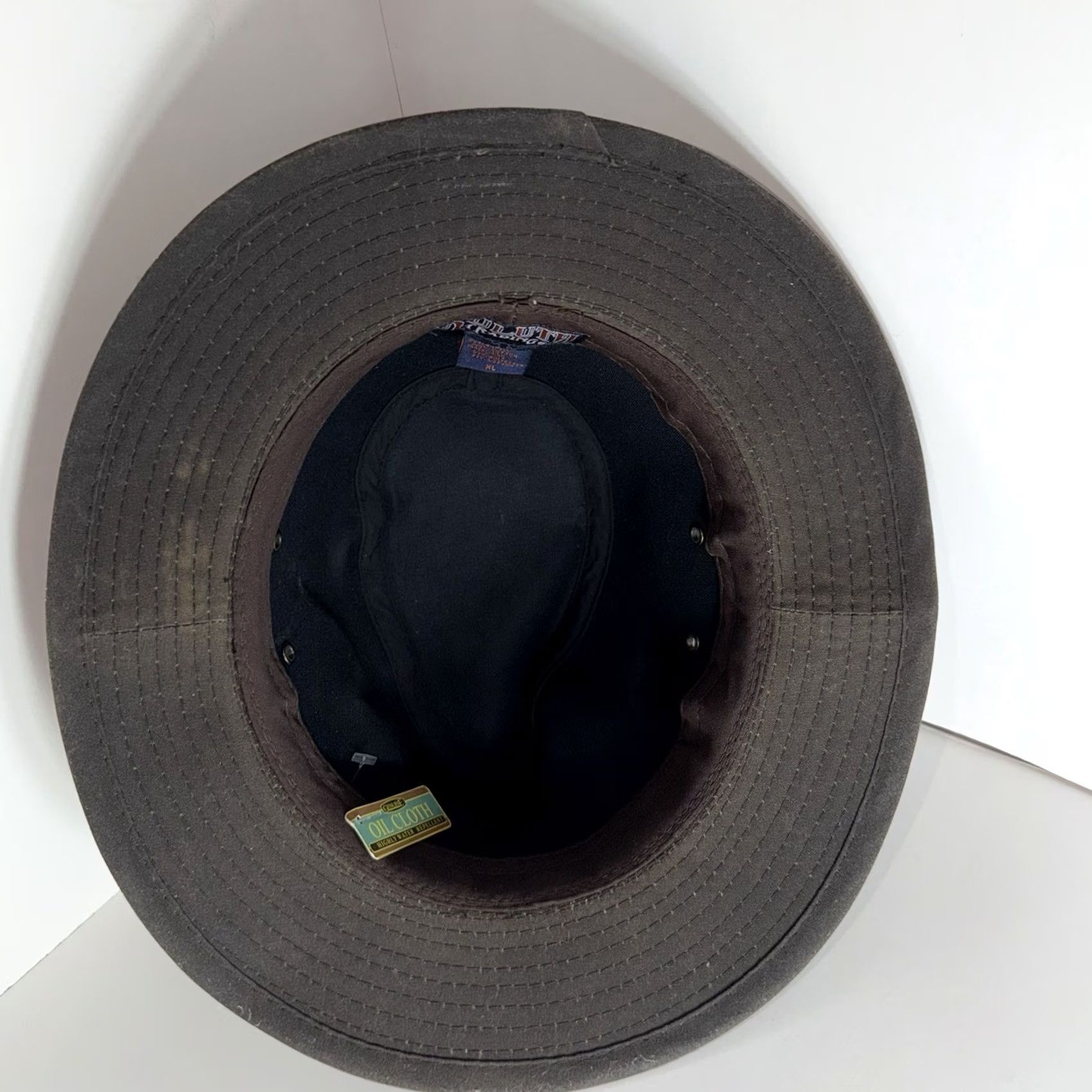 Duluth Trading Company Duluth Trading Bucket Hat Mens Size XL Brown Vented Oil Cloth Hiking Outdoor New Size ONE SIZE - 5 Thumbnail