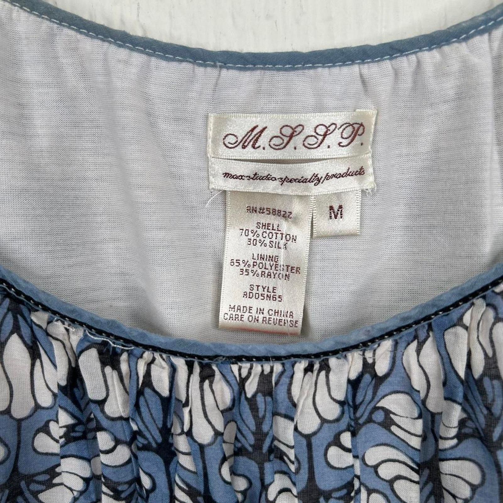 Other Y2K Blue Floral Flowy Specialty Products Dress Medium Size M / US 6-8 / IT 42-44 - 3 Thumbnail