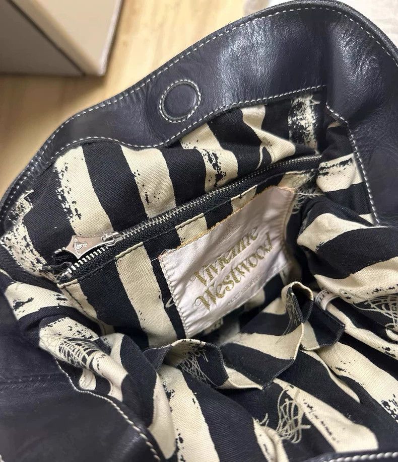 Vivienne Westwood Vivienne Westwood size os Silver logo Saturn tote bag, larg Size ONE SIZE - 3 Thumbnail