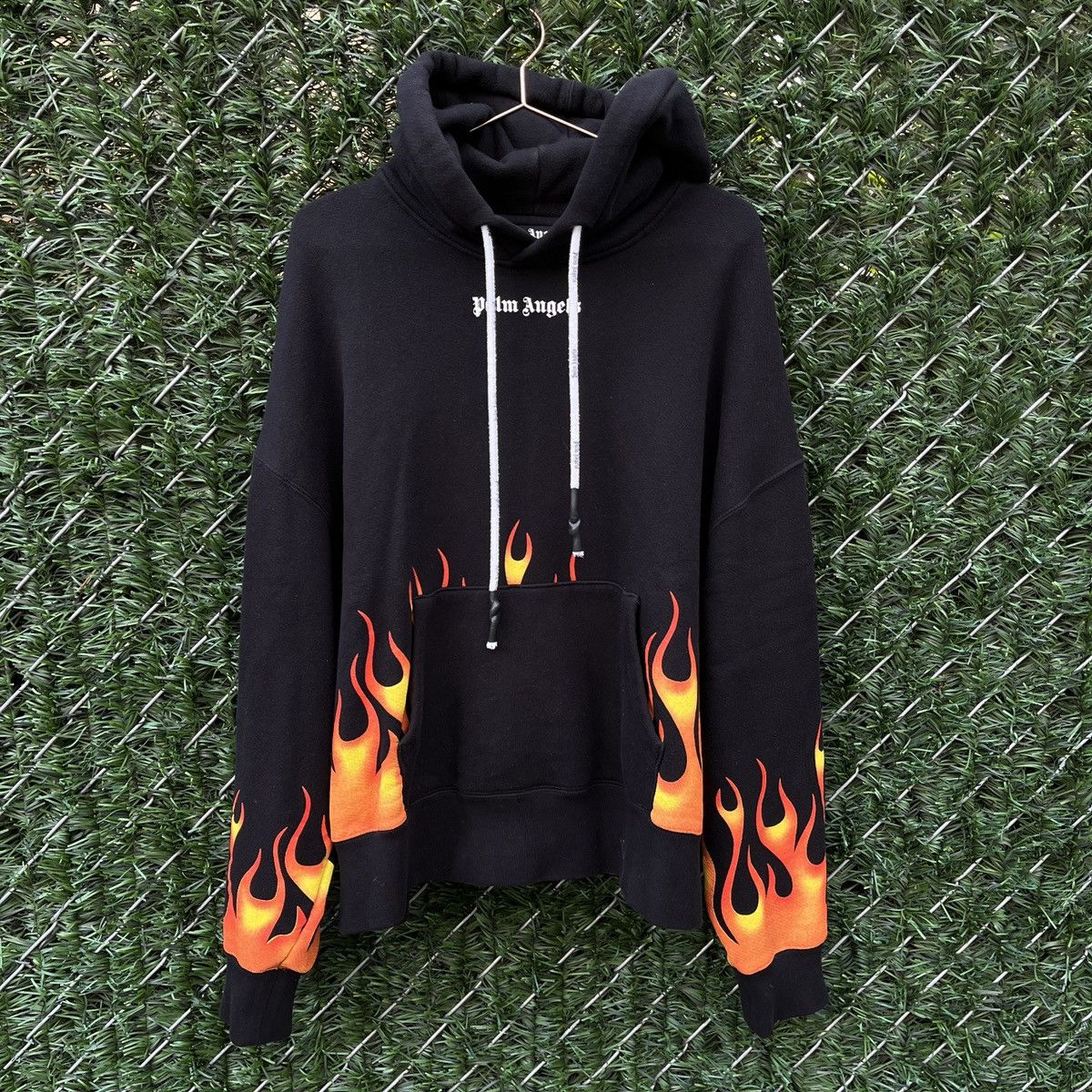 Palm Angels Firestarter Flame Hoodie unisex Tops