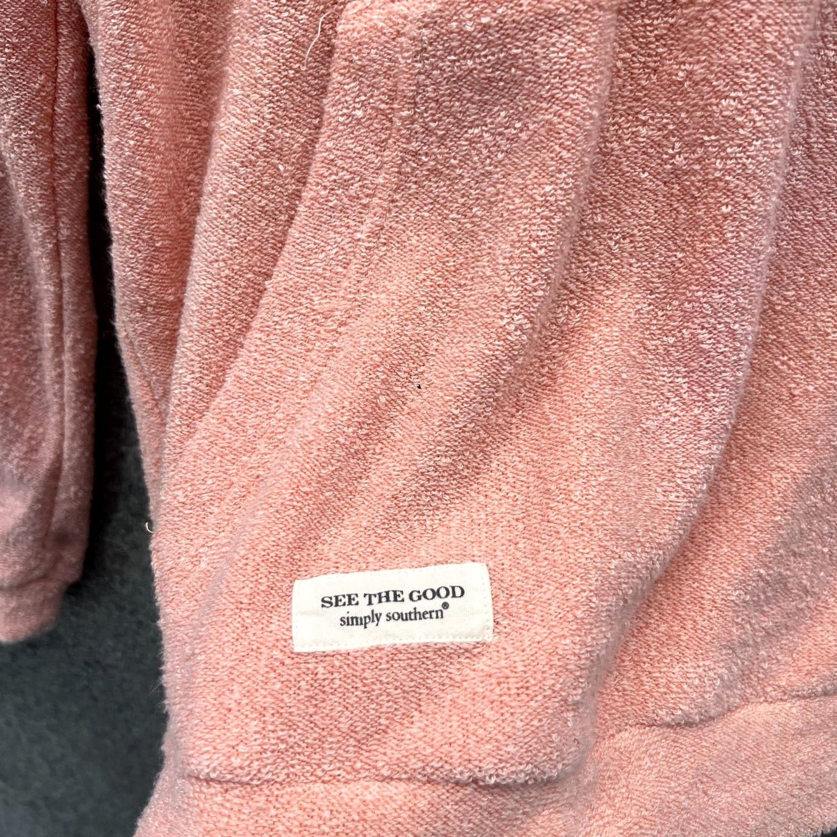 Pinko Simply Southern Hoodie Womens Small Pink Pullover Hooded Crew Neck Fleece Logo Size S / US 4 / IT 40 - 3 Thumbnail