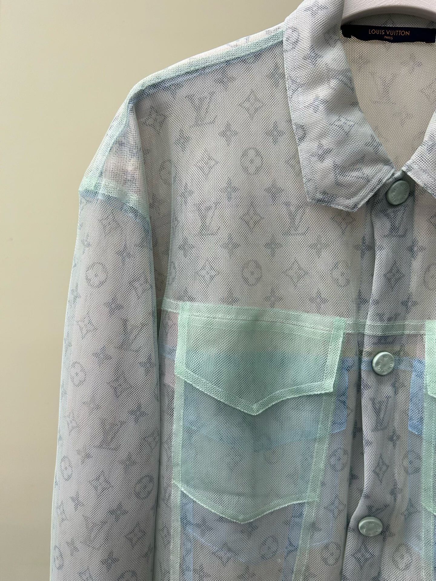 Louis Vuitton Louis Vuitton Sheer Jacket with Pastel Colors Size US M / EU 48-50 / 2 - 3 Thumbnail