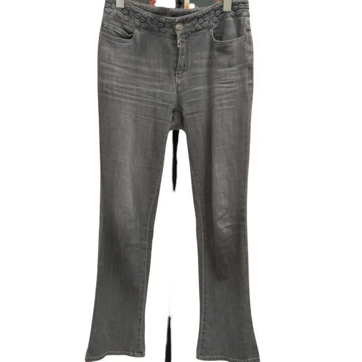 Chanel Chanel Vintage Washed Denim Pants for Unisex Size 35" - 1 Thumbnail