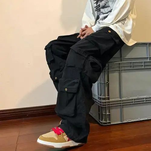 Designer × Japanese Brand × Vintage hiphop y2k camo cargo pants Size US 32 / EU 48 - 2 Thumbnail