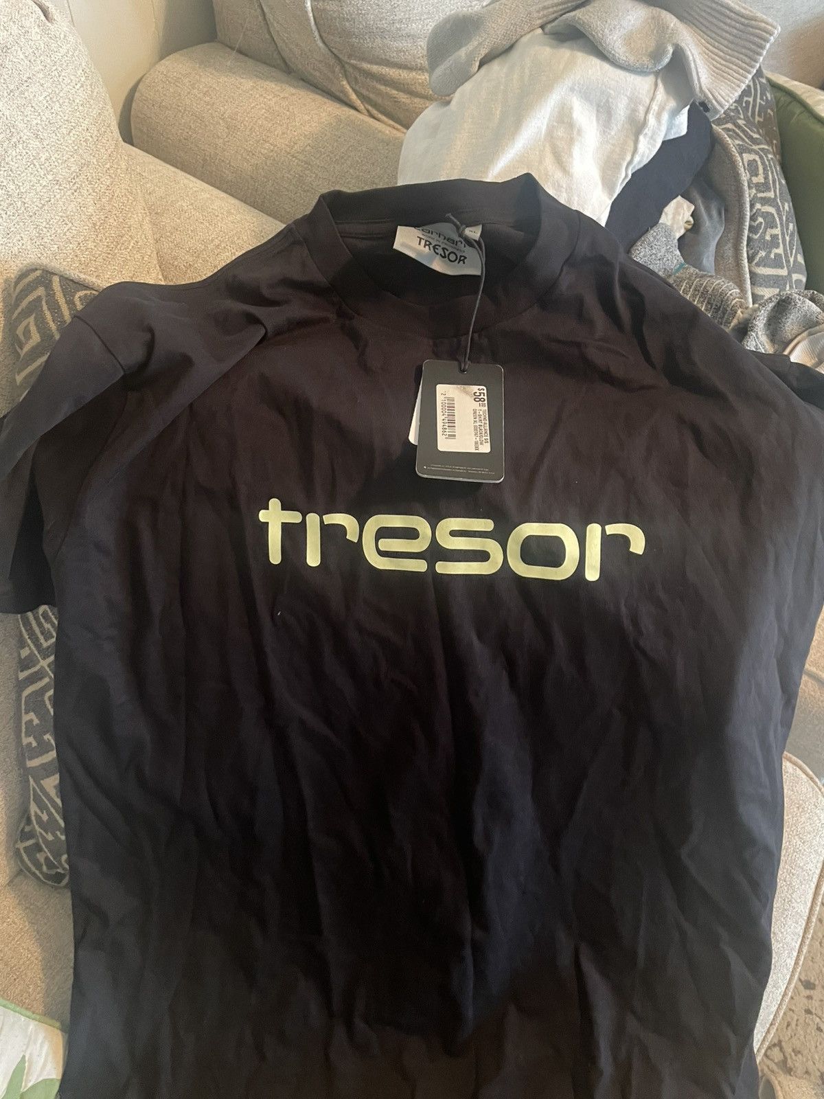 Carhartt Wip Tresor collab tee Size US XL / EU 56 / 4 - 1 Thumbnail