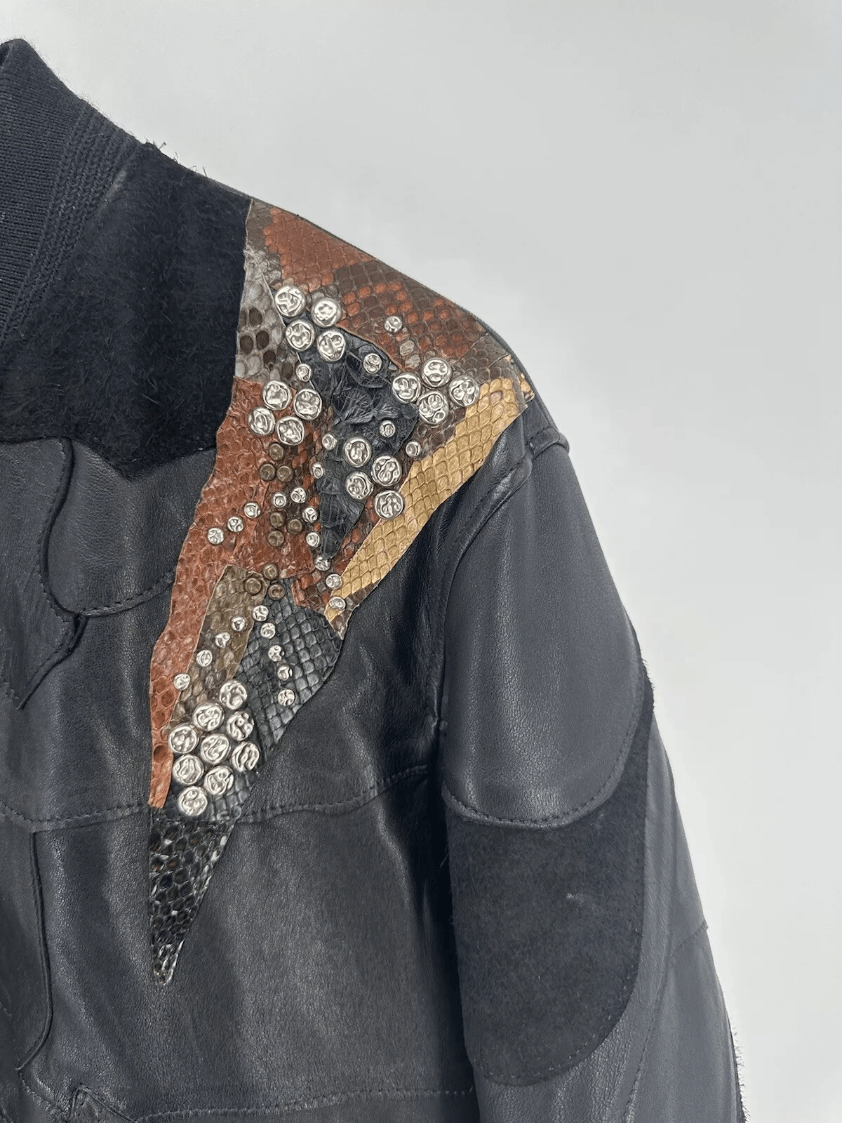 Saint Laurent Paris Saint Laurent Python Leather Jacket EU 50 Size US M / EU 48-50 / 2 - 4 Thumbnail