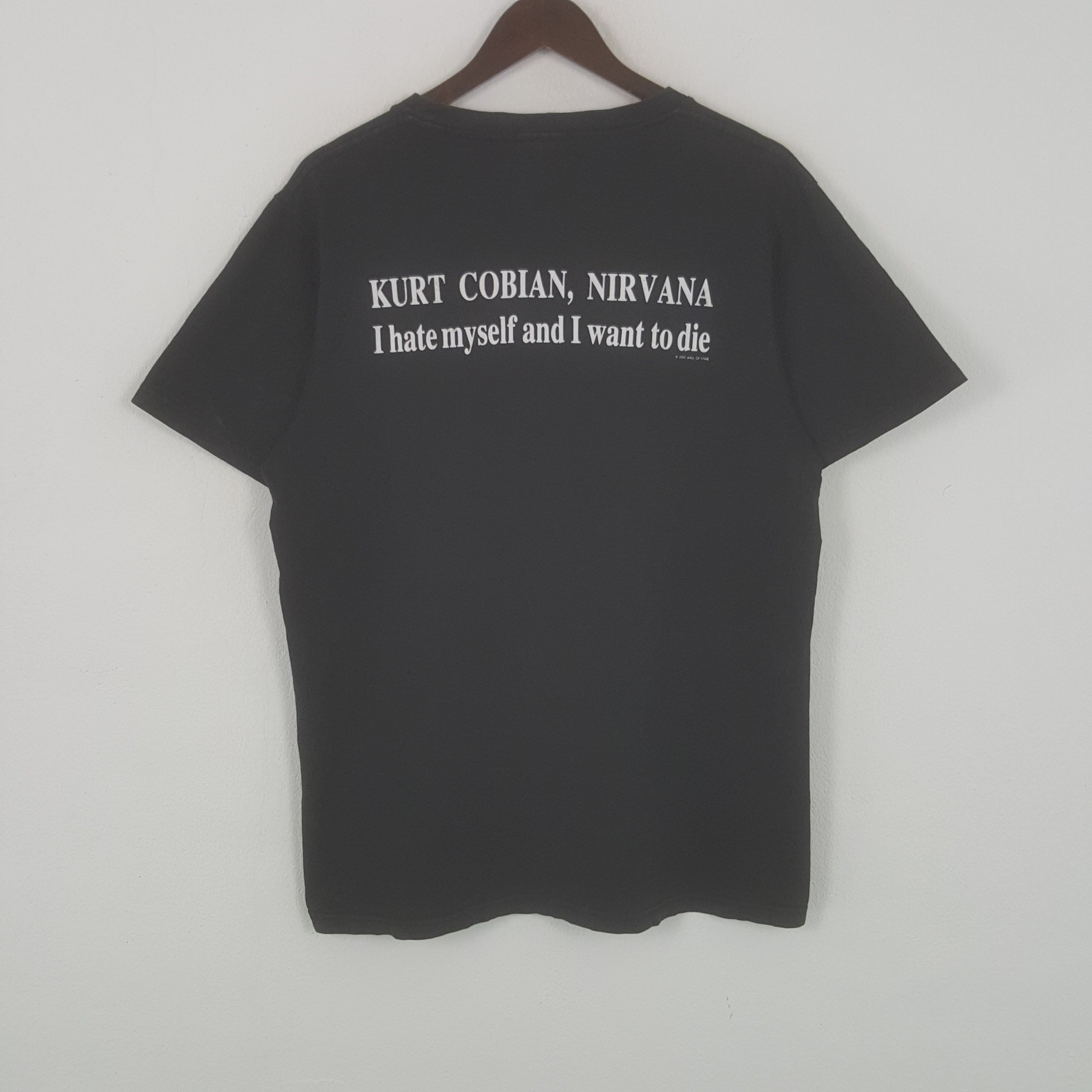 Vintage Vintage Kurt Cobain Nirvana American Band Tshirt Size US L / EU 52-54 / 3 - 3 Thumbnail