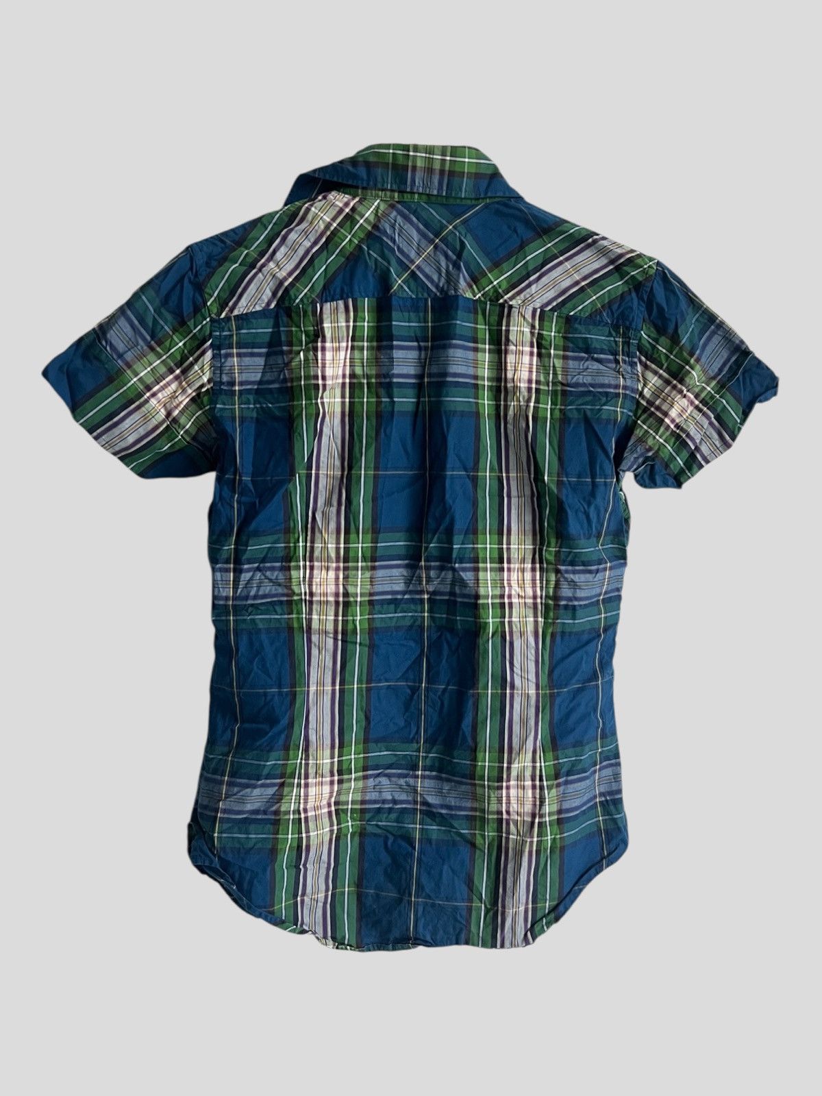 Vivienne Westwood VW Man Orbs Embroidered Plaid Unstructured Collar B/D Shirt Size US M / EU 48-50 / 2 - 3 Thumbnail