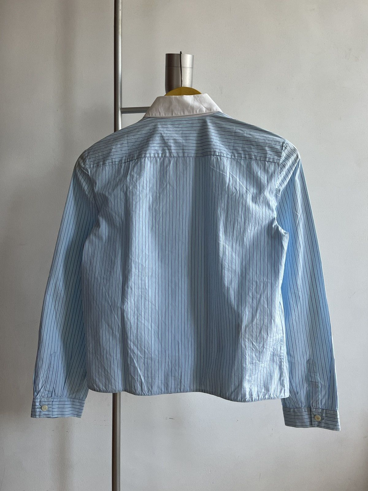 Prada Prada Ruffle Button Up Shirts Size XS / US 0-2 / IT 36-38 - 13 Thumbnail