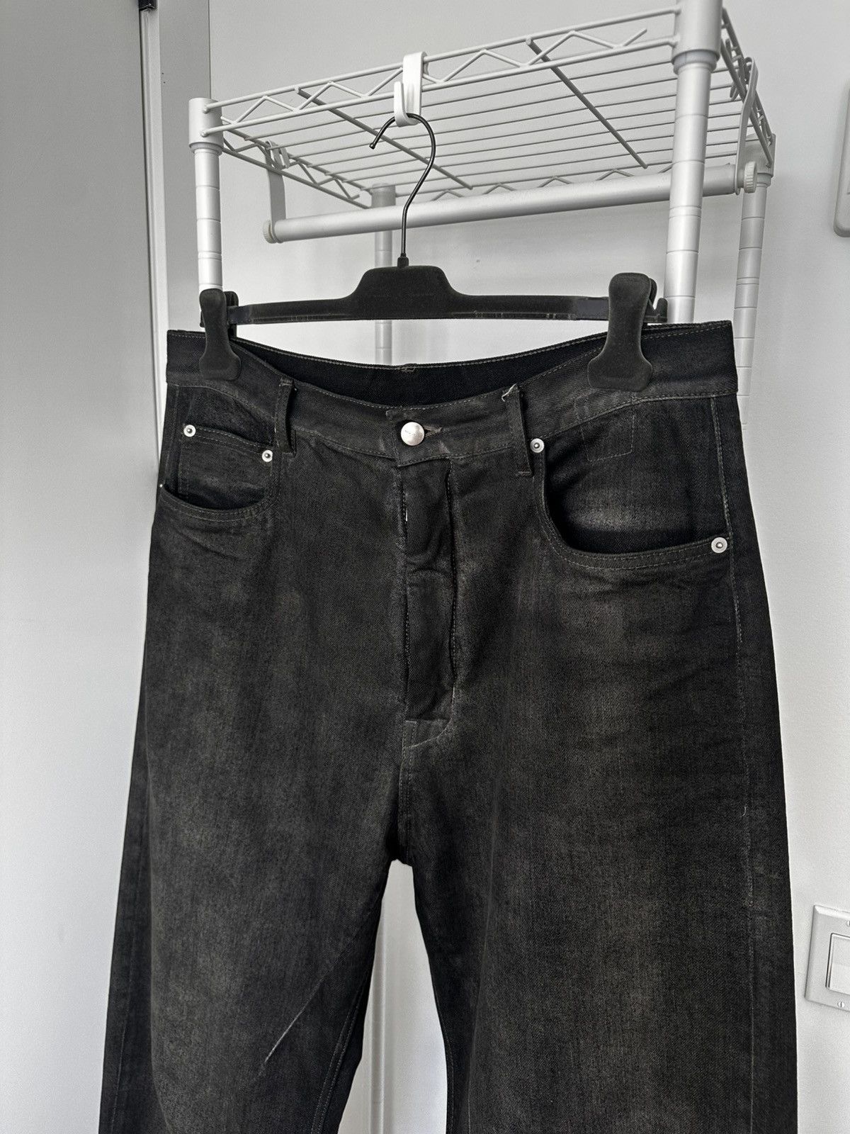 Rick Owens MR PORTER EXCLUSIVE GETH DRKSHDW DARK DUST DENIM JEANS Size US 34 / EU 50 - 5 Thumbnail