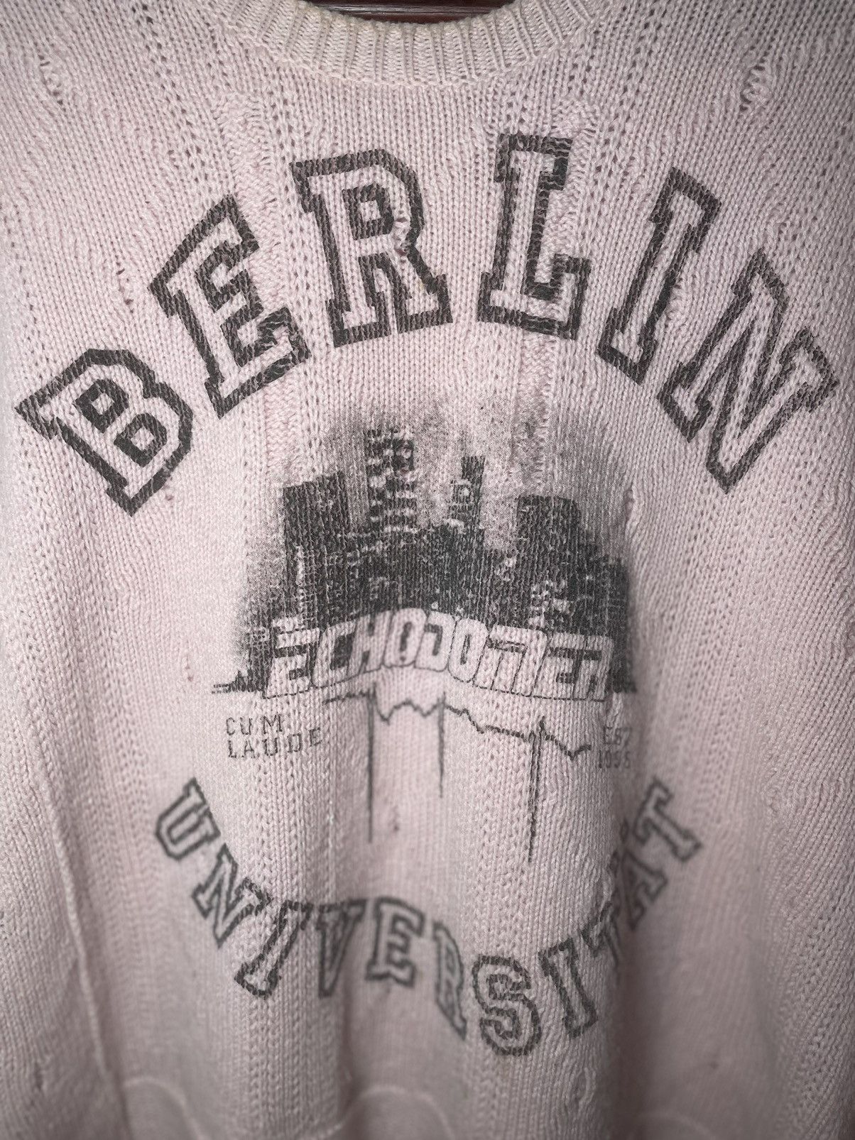 Raf Simons Raf Simons Berlin Knit Sweater Size US S / EU 44-46 / 1 - 5 Thumbnail