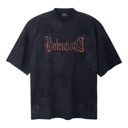 Balenciaga Balenciaga Heavy Metal T-Shirt Large Fit ‘Black Faded’ Size US L / EU 52-54 / 3 - 1 Thumbnail