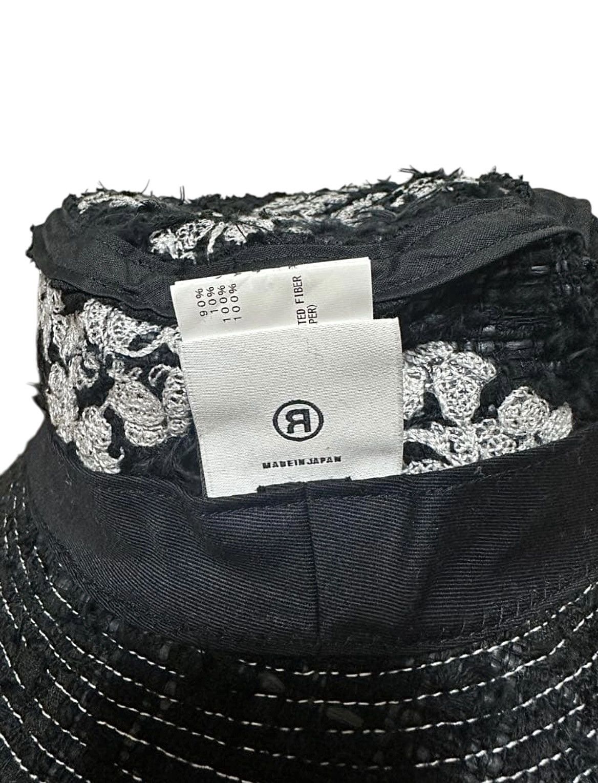 DENIM TEARS × READYMADE READYMADE x DENIM TEARS COTTON WREATH TWEED BUCKET HAT Size ONE SIZE - 8 Thumbnail