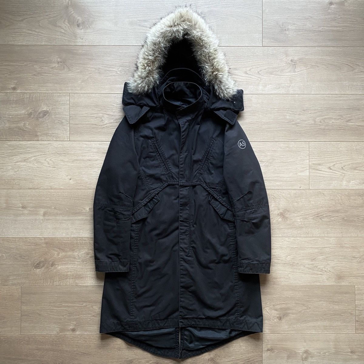 Undercover A/W 2011 Undercover “Antidevil Security” Fur Hooded Parka Size US M / EU 48-50 / 2 - 5 Thumbnail