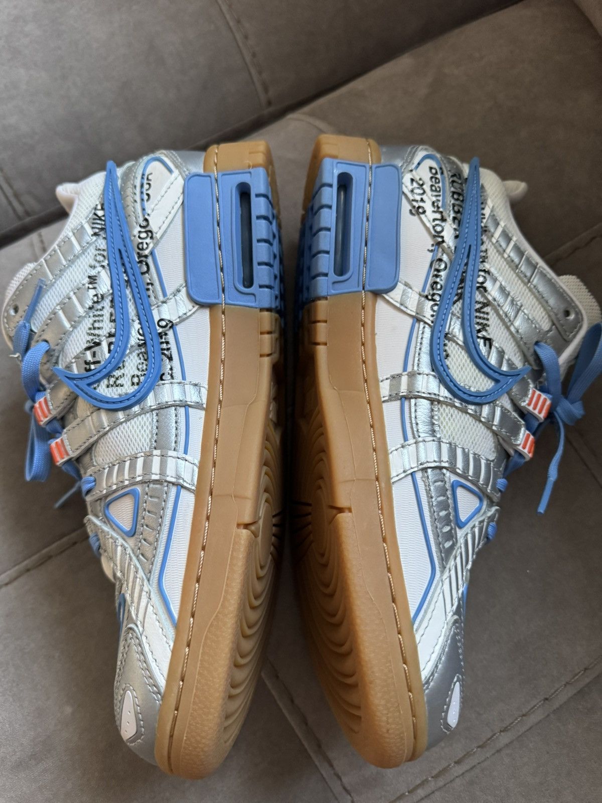 Off-White NIKE X OFF-WHITE DUNK UNC sz US9 UK8 only tried on see phot Size US 9 / EU 42 - 6 Thumbnail