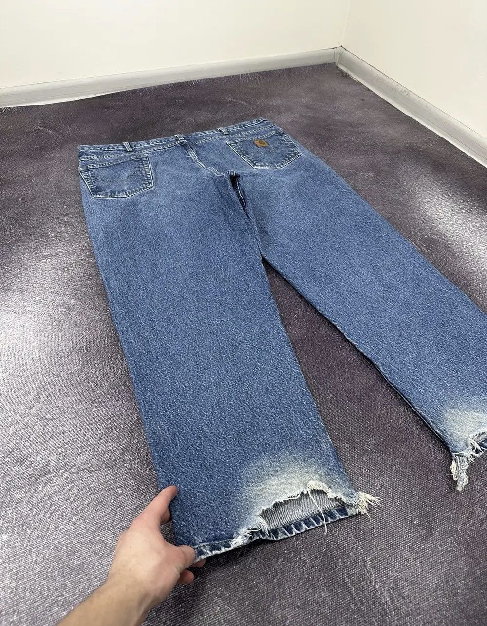 Carhartt Vintage Carhartt USA Distressed Baggy Hype Opium Work Jeans Size US 40 / EU 56 - 3 Thumbnail