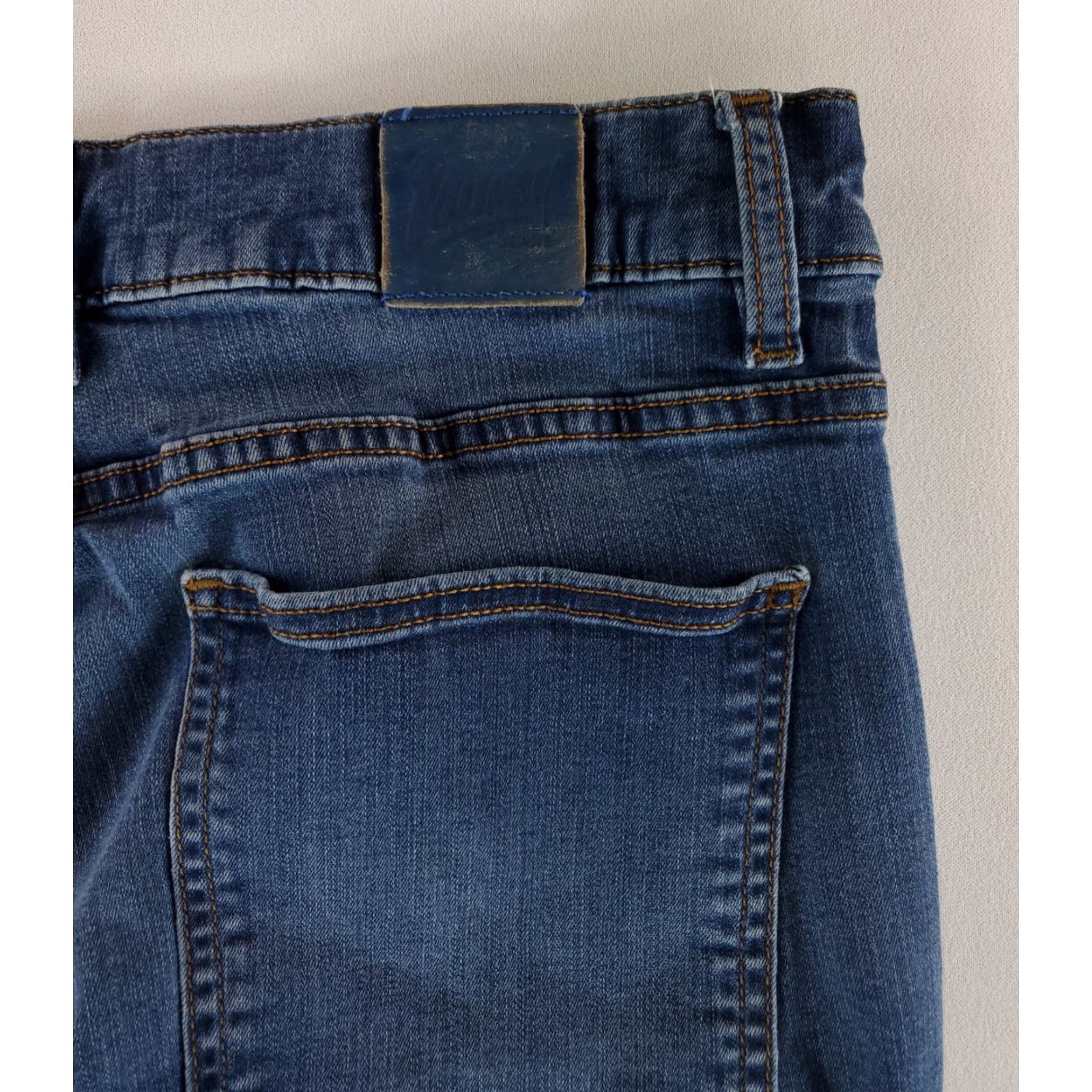 Vintage Mugsy Jeans Hamms Blue Stretch Mens 36x29 Inseam 29 Blue Straight Jeans Men 36 Regular 5 Pocket Size US 36 / EU 52 - 5 Thumbnail