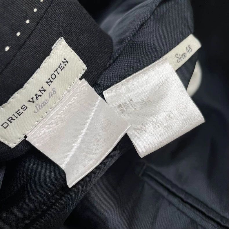 Dries Van Noten dries van noten Black suit 2504-Nextarrow Size 48S - 7 Thumbnail