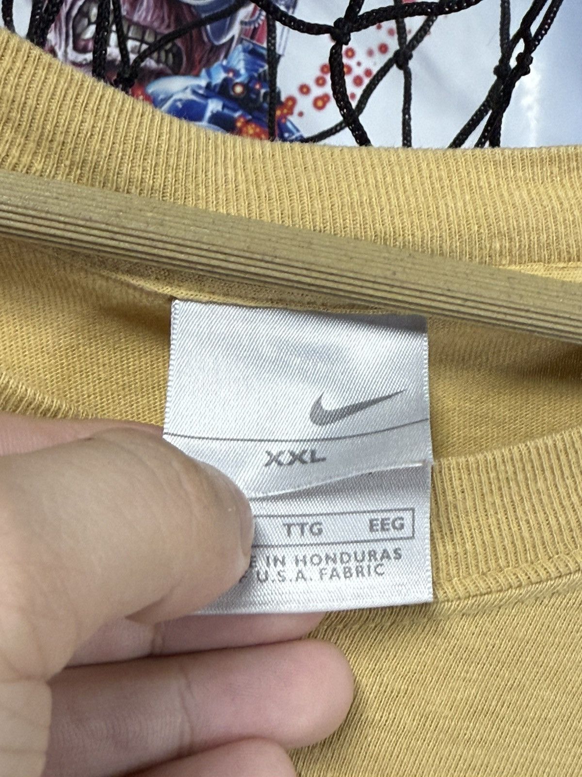 Nike Vintage Y2K Nike Basketball Swoosh T-Shirt Size 2XL Size US XXL / EU 58 / 5 - 4 Thumbnail