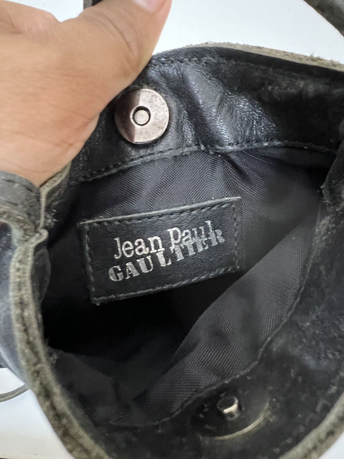 Jean Paul Gaultier Jean Paul Gaultier Leather Sling Bag Size ONE SIZE - 8 Thumbnail