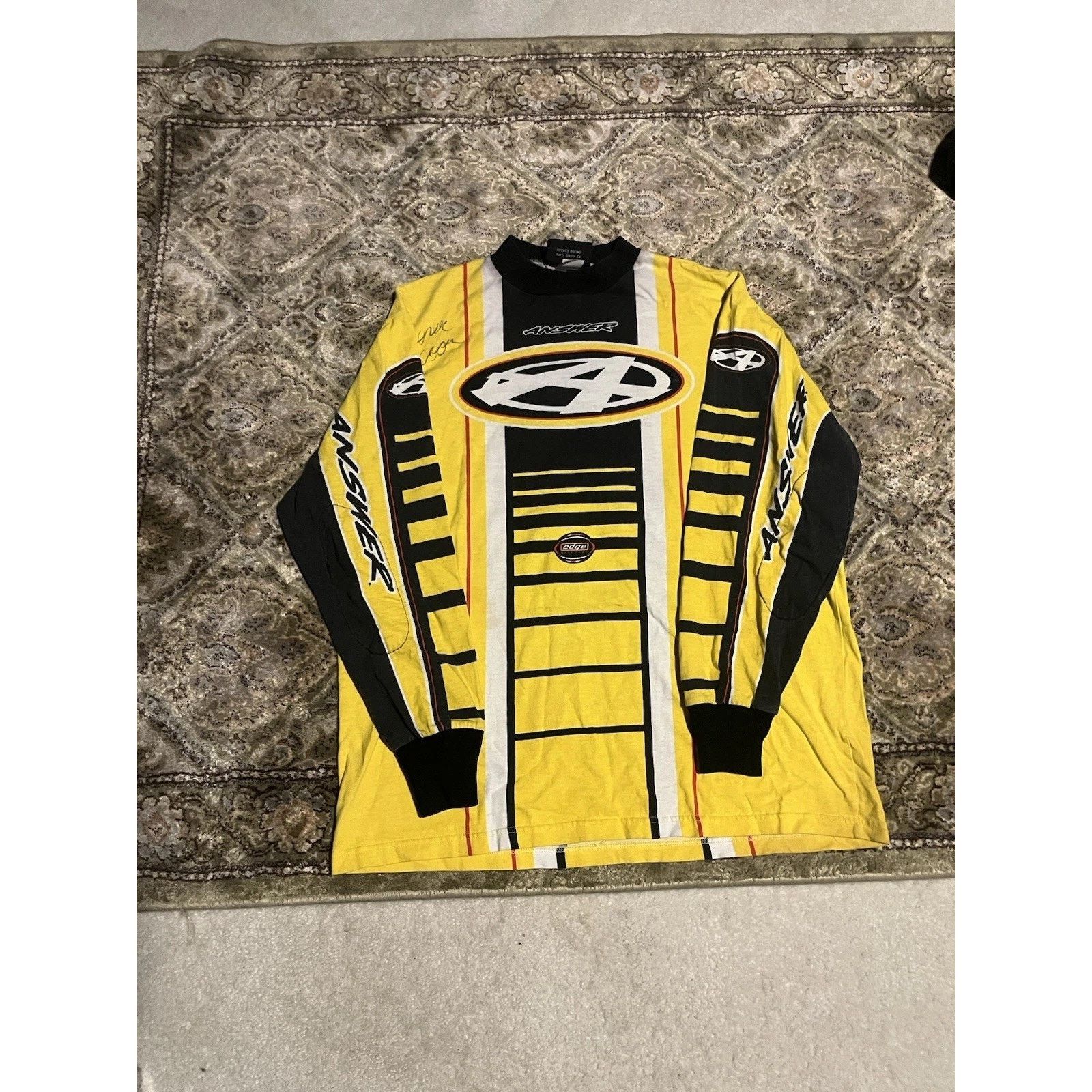 Other Vintage 90's Motorcross Answer Racing Yellow LS Mens M Size US M / EU 48-50 / 2 - 1 Thumbnail