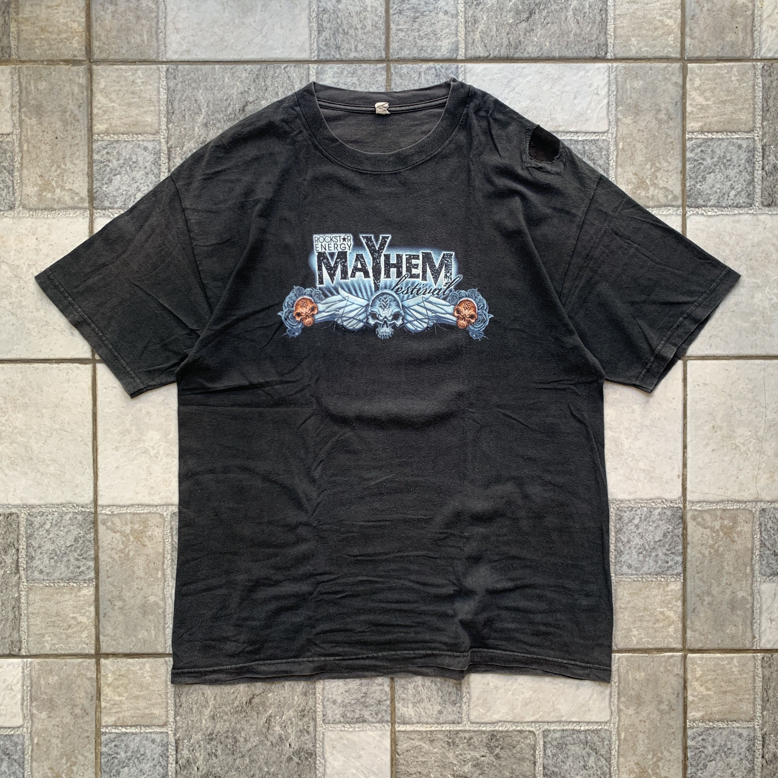 Vintage Vintage Rockstar Energy Mayhem Festival Slipknot Size US XL / EU 56 / 4 - 3 Thumbnail