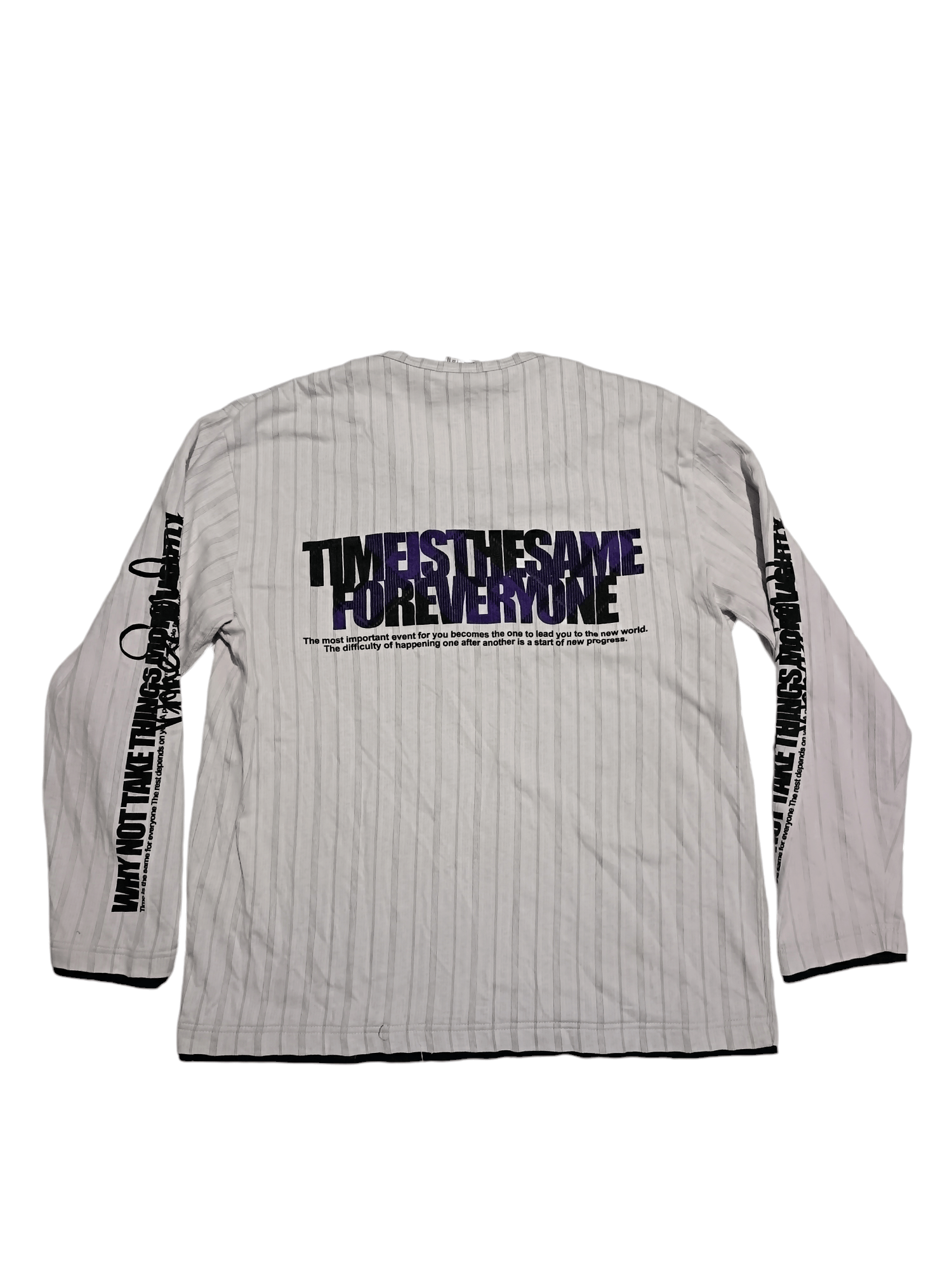 Japanese Brand × Vintage Vintage Y2K Poem Double Layer Long Sleeve T-shirt Size US XL / EU 56 / 4 - 5 Thumbnail