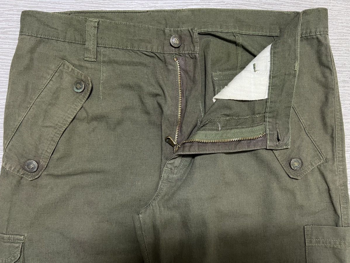 Dolce & Gabbana Dolce & Gabbana - Cotton Linen Olive Military Cargo Pants Size US 32 / EU 48 - 14 Thumbnail