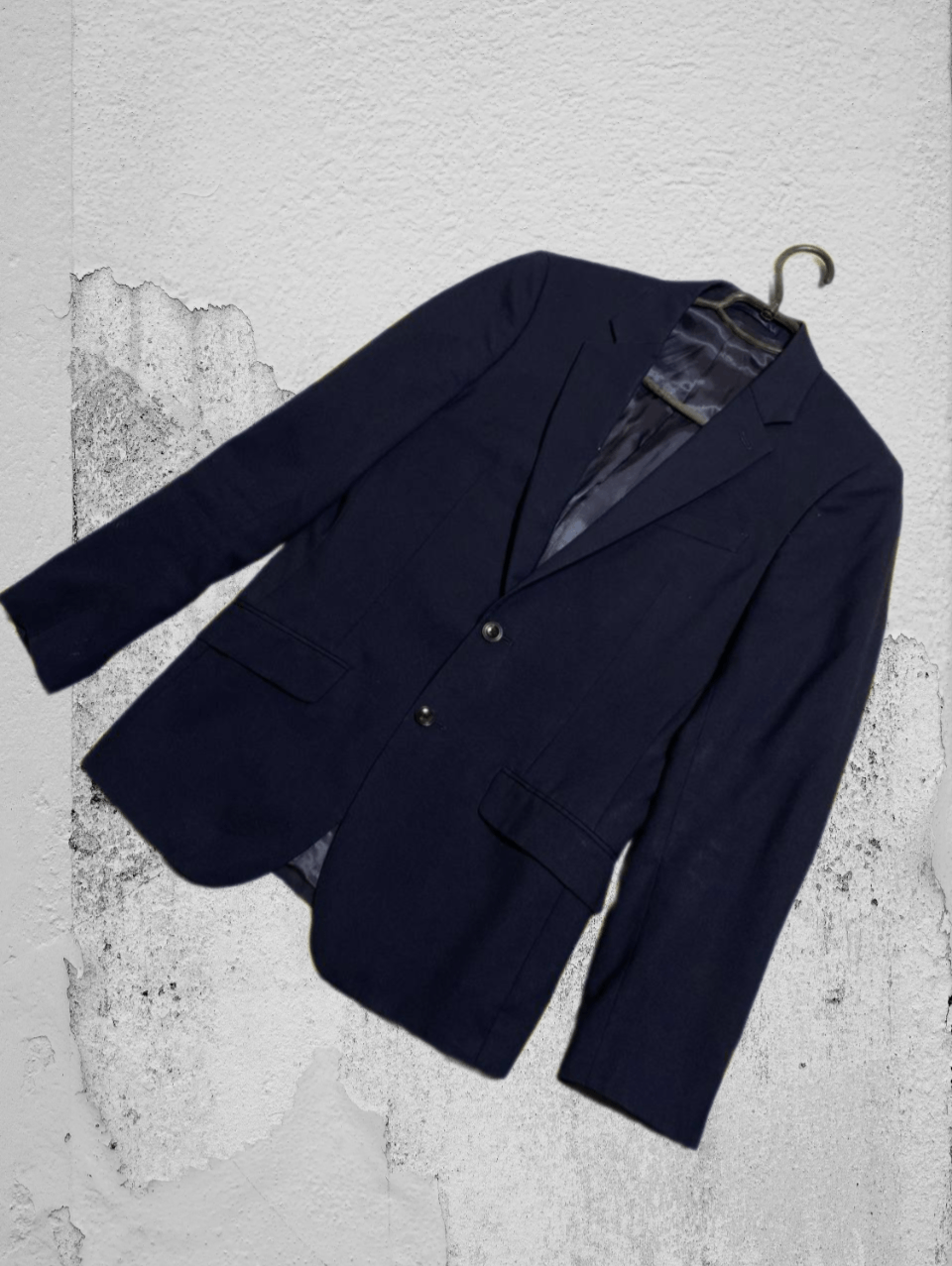 Reiss × Vintage Reese navy velvet blazer Size 42R - 1 Thumbnail