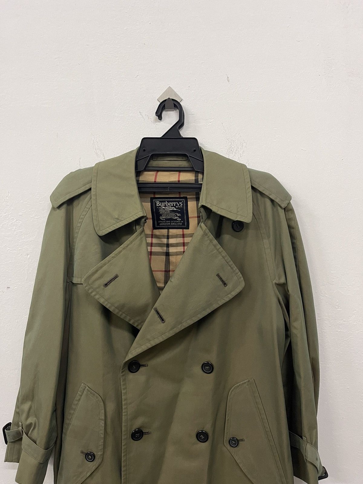 Burberry Prorsum × Vintage Burberry nova check trench long coat Size US M / EU 48-50 / 2 - 5 Thumbnail