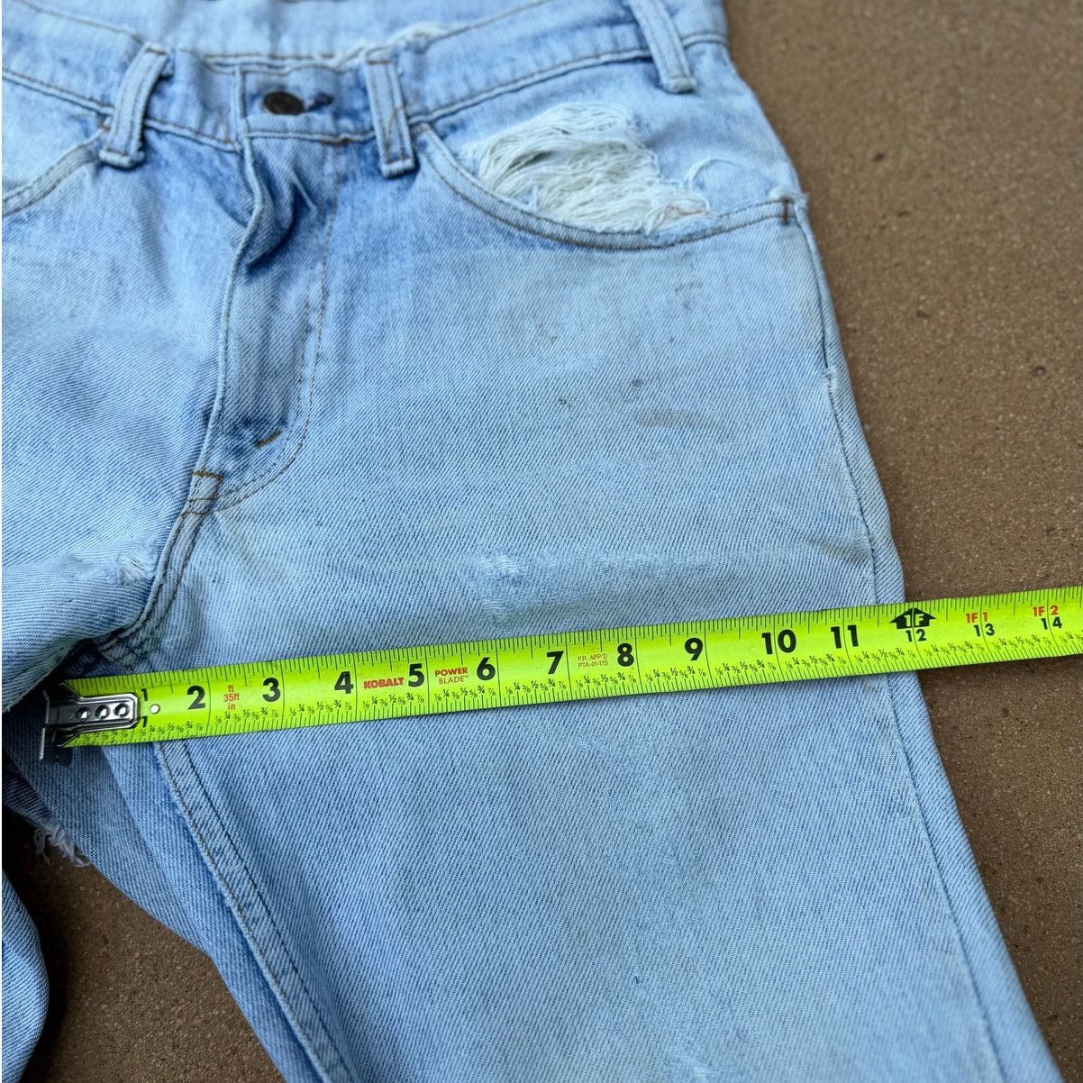 Levi's Vtg 80's Levi's 684 Orange Tab Bellbottom Flare Jeans 31x32 Size US 30 / EU 46 - 13 Thumbnail