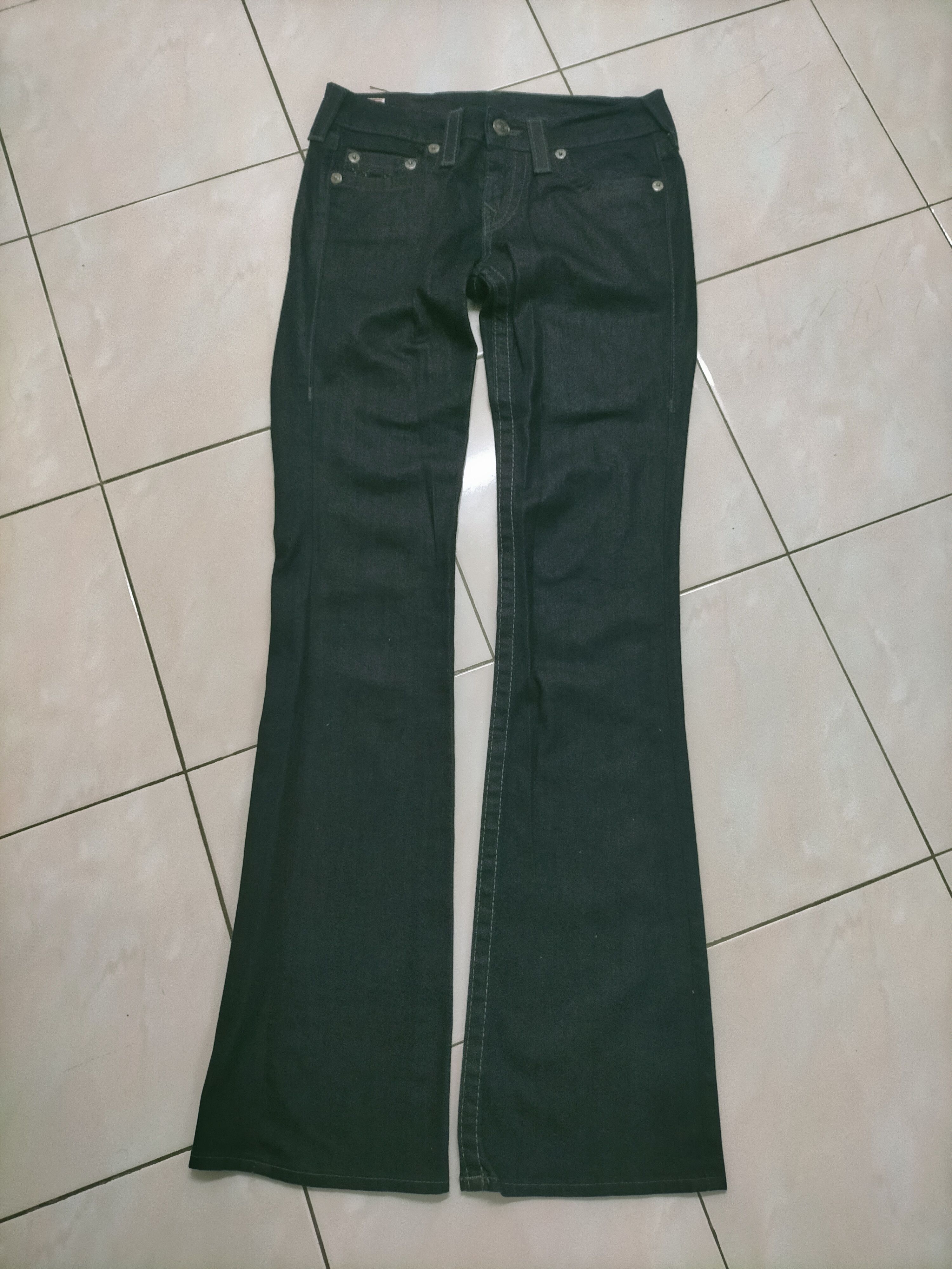 True Religion 🔥Like New True Religion Dark Blue Flare Jeans Size 27" / US 4 / IT 40 - 2 Thumbnail