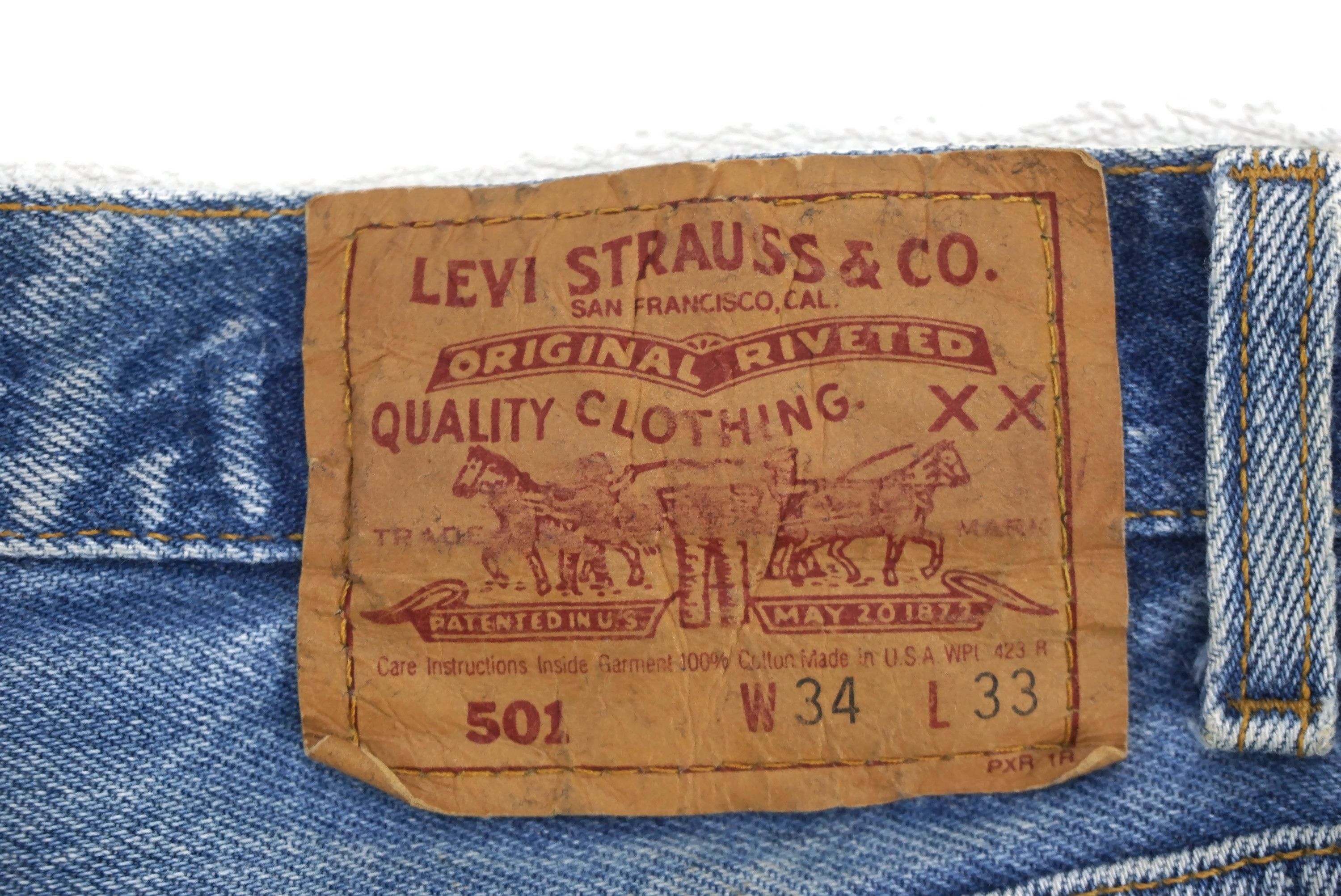 Levi's Vintage Levi's 501-0115 Jeans Size W33 L32 Made in USA Denim Size US 33 - 17 Thumbnail
