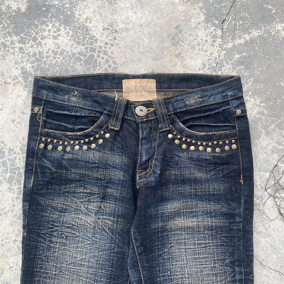 If Six Was Nine × Japanese Brand Studded Flare Size US 31 - 4 Thumbnail