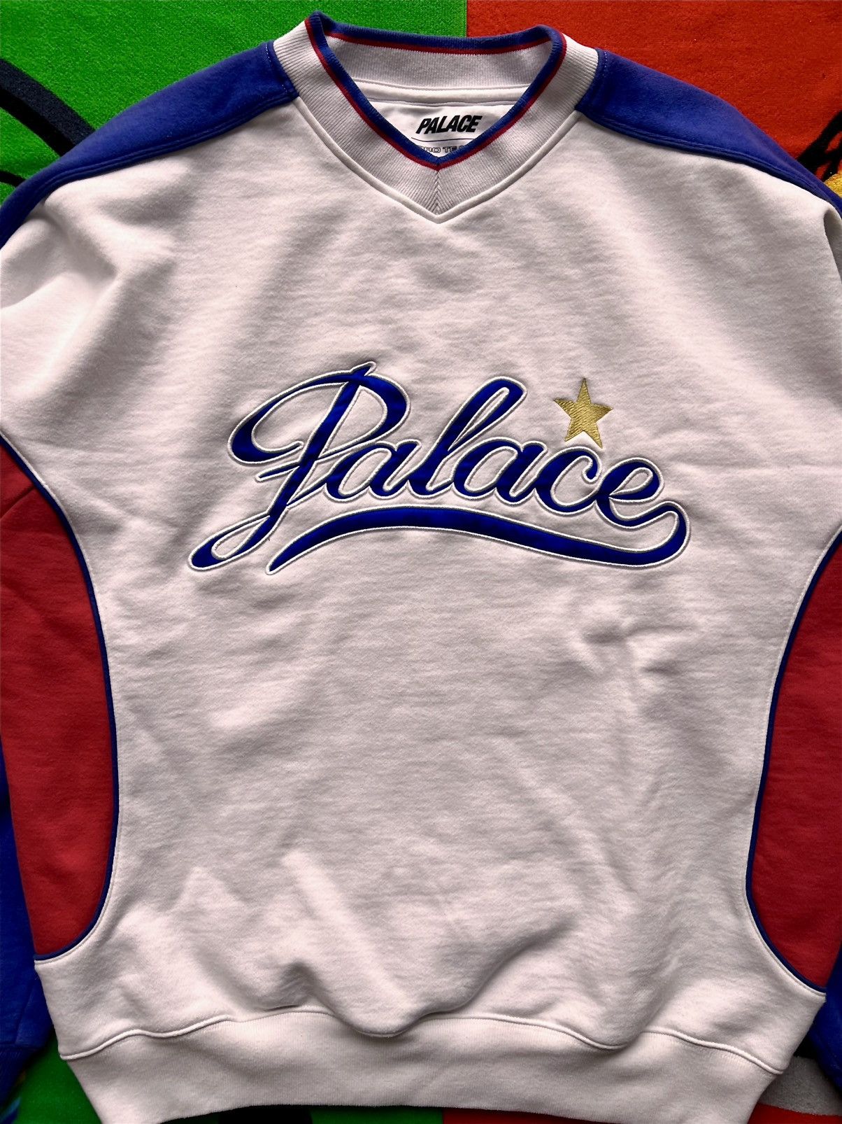 Palace L Palace Skateboards Star Script Crewneck Sweatshirt uk usa Size US L / EU 52-54 / 3 - 10 Thumbnail
