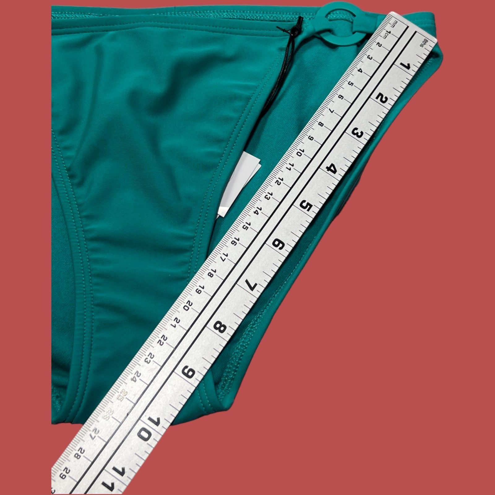 Other Shade & Shore - Women's Ring Detail Bikini Bottom - Green - Size ONE SIZE - 7 Thumbnail