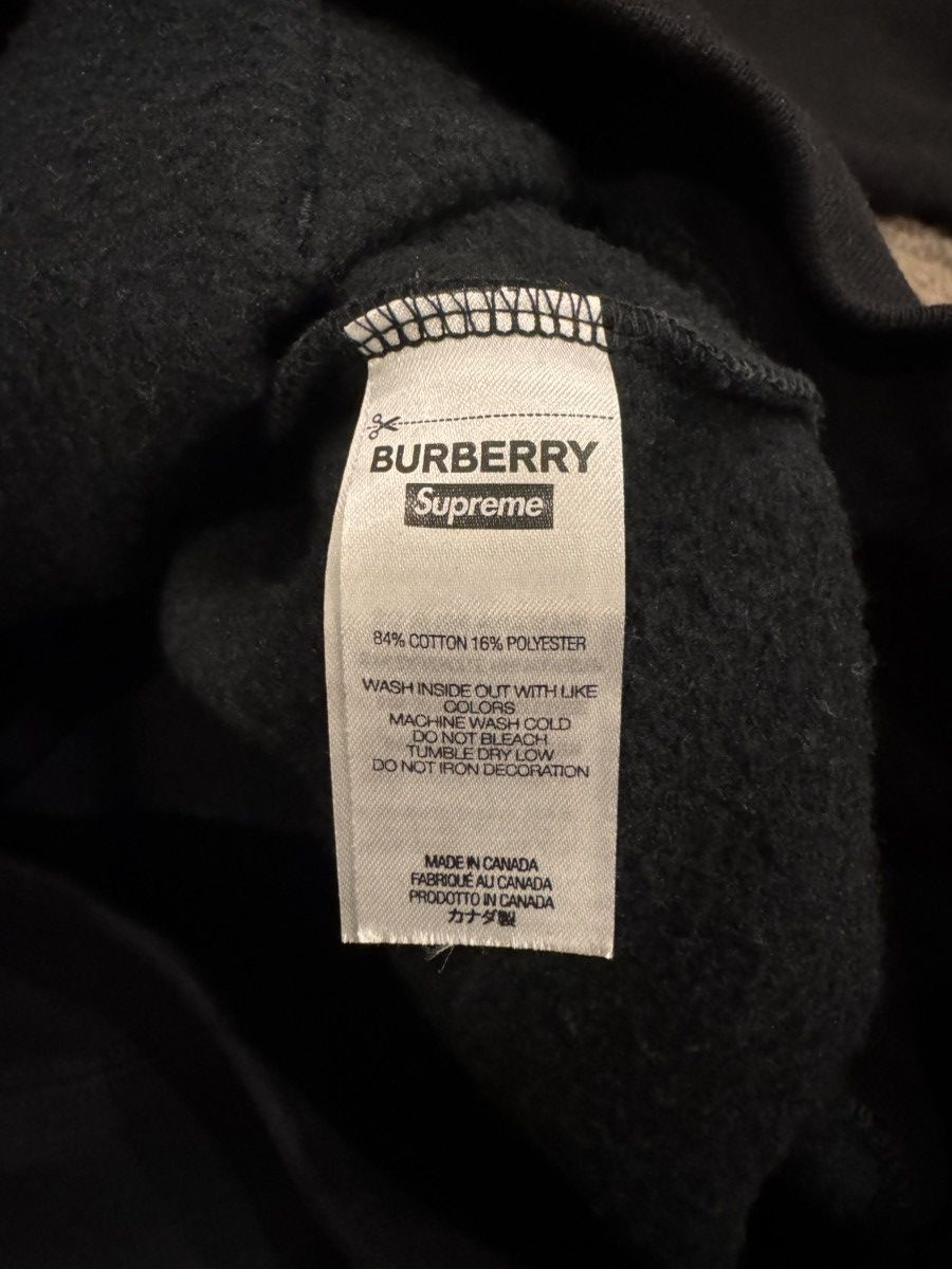 Burberry × Supreme Supreme Burberry Box Logo Hooded Sweatshirt Size US L / EU 52-54 / 3 - 4 Thumbnail