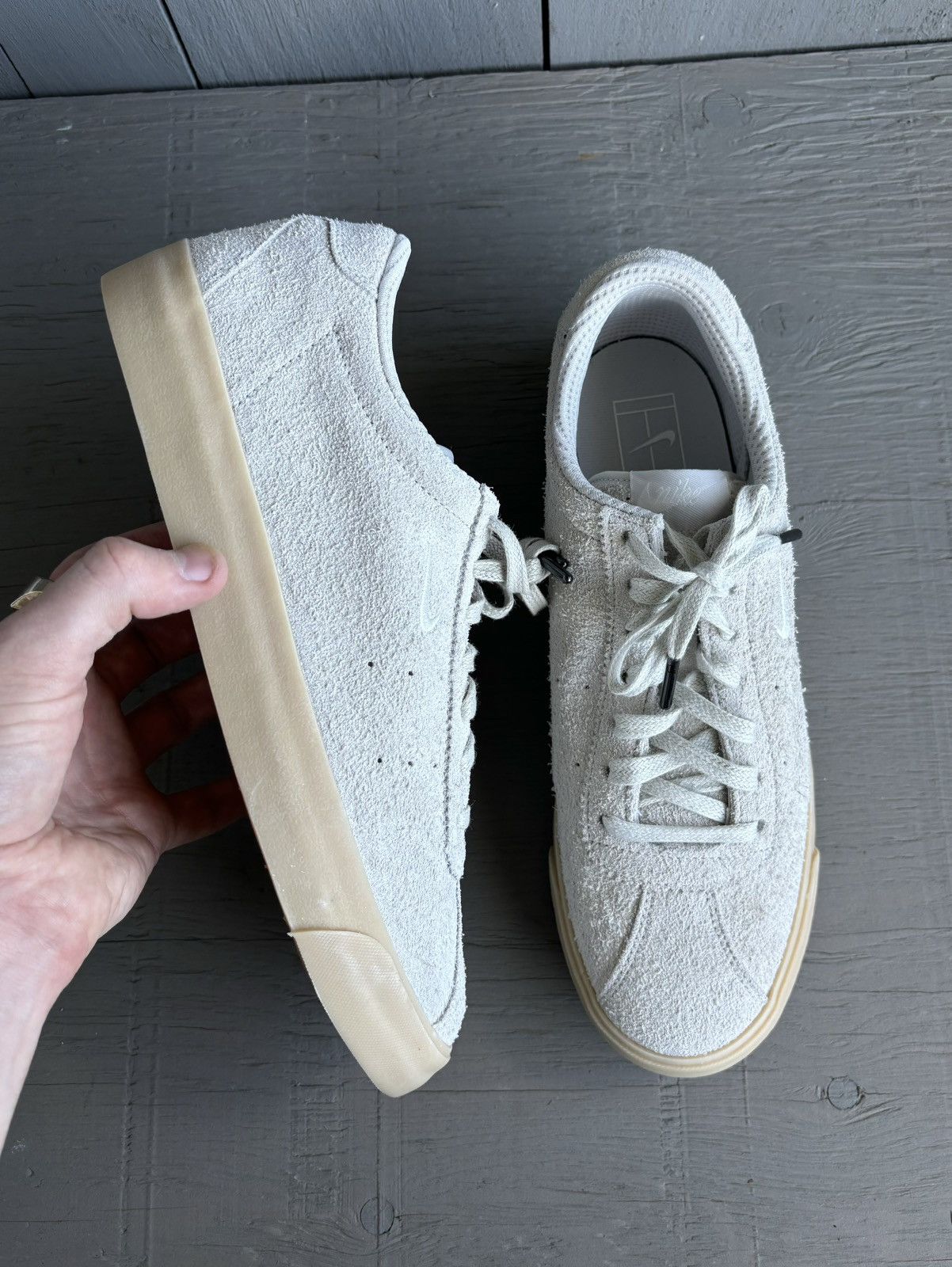 Nike Nike Match Classic Suede Light Bone Blazer Low Samba Skate Size US 8 / EU 41 - 2 Thumbnail