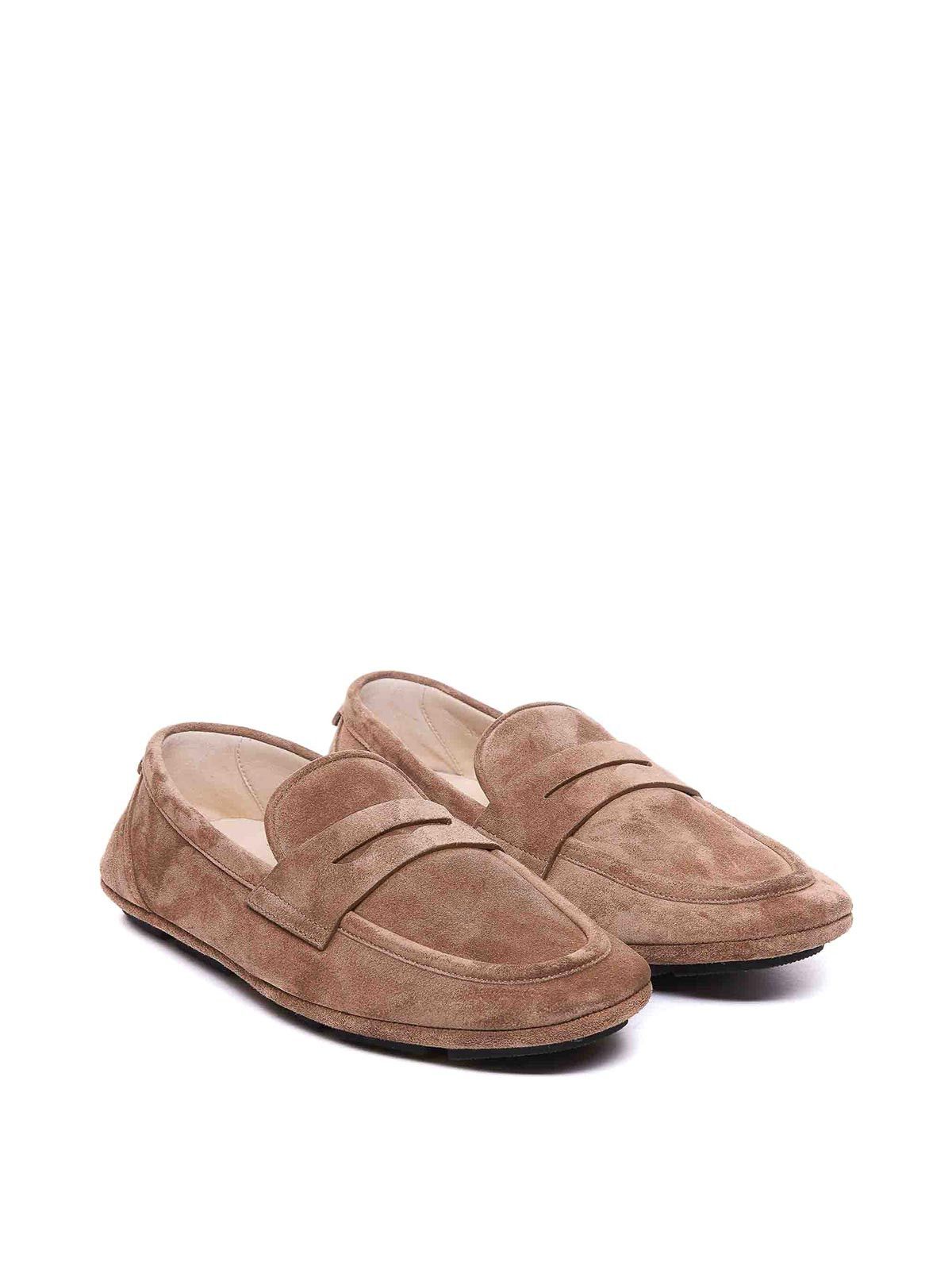 Dolce & Gabbana o1s22i1n0924 Calf Suede Driver Shoes in Brown Size US 8 / EU 41 - 4 Thumbnail