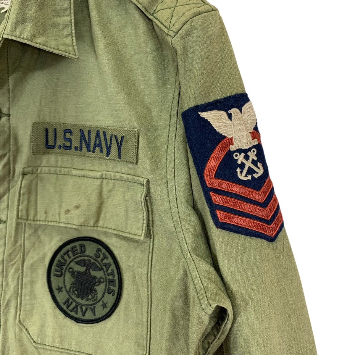 Avirex × Vintage Vintage Avirex US Army Button Jacket Size US L / EU 52-54 / 3 - 8 Thumbnail