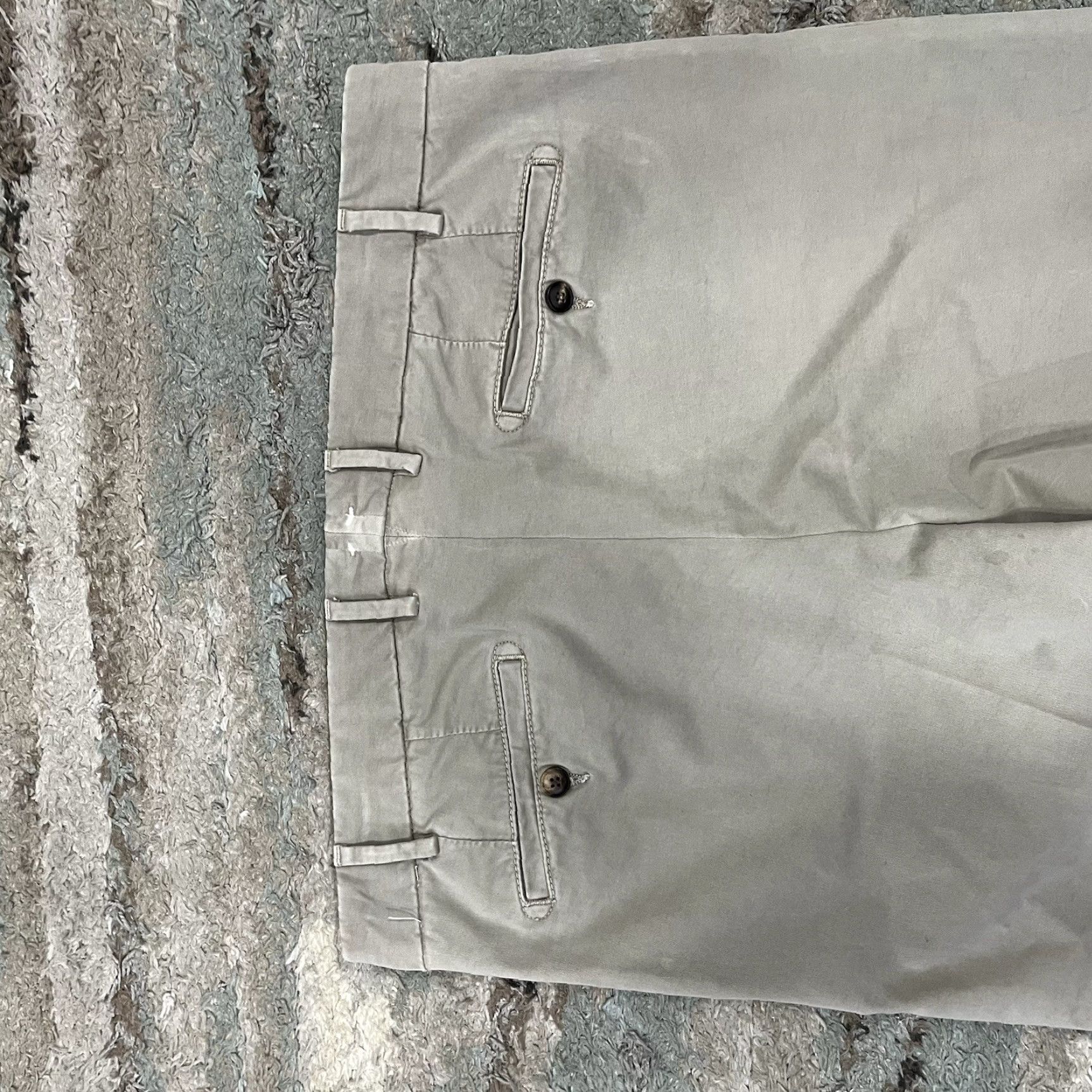 Peter Millar Peter Millar Chino Pants Men 36 x 22 5-Pocket Gray Stretch Mois ture Wicking Breathable Classic Tapered Size US 36 / EU 52 - 7 Thumbnail