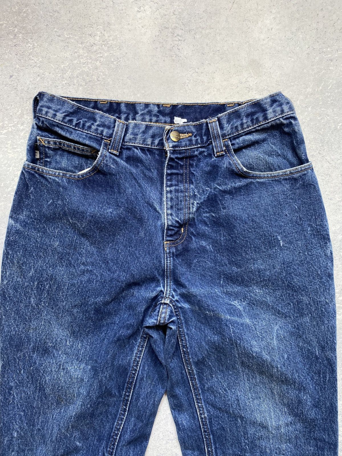 Carhartt Carhartt Jeans Men's 32x30 Blue Denim FR Flame Resistant ARC Size US 32 / EU 48 - 4 Thumbnail