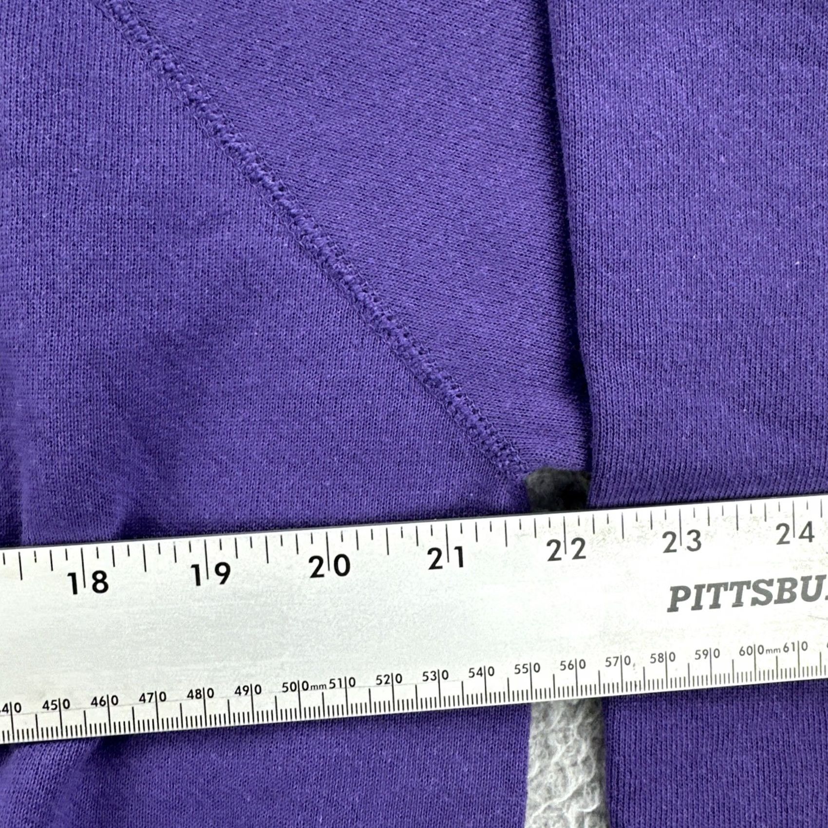 Tultex VINTAGE Tultex Sweatshirt Raglan Purple 90s Mens L Solid Crewneck Hoodie/Top Size US L / EU 52-54 / 3 - 7 Thumbnail