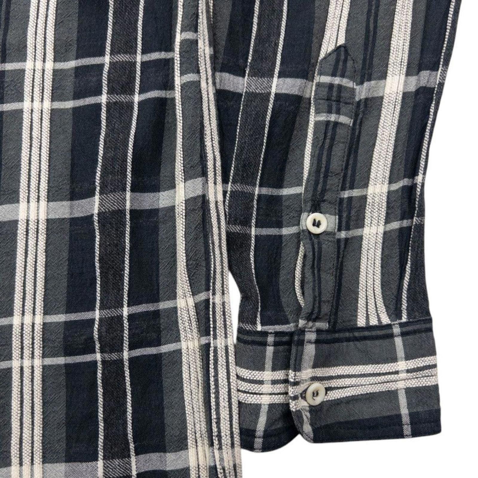 Other Vintage Armani Jeans Checkered Long Sleeve Button Up Shirt M Size US M / EU 48-50 / 2 - 5 Thumbnail