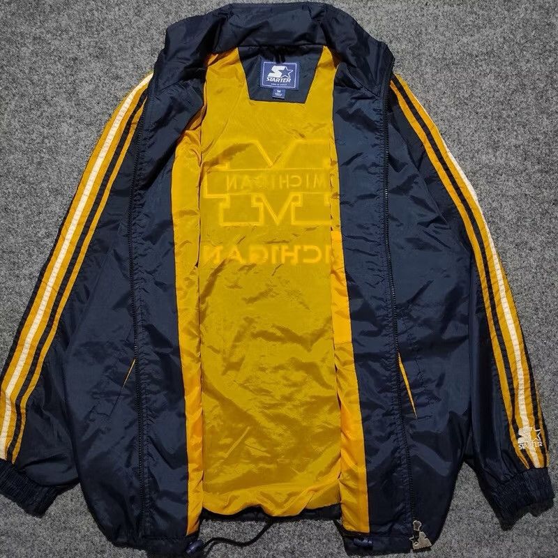Starter × Vintage Vintage 90s Starter Michigan Spellout Jacket Size US M / EU 48-50 / 2 - 6 Thumbnail
