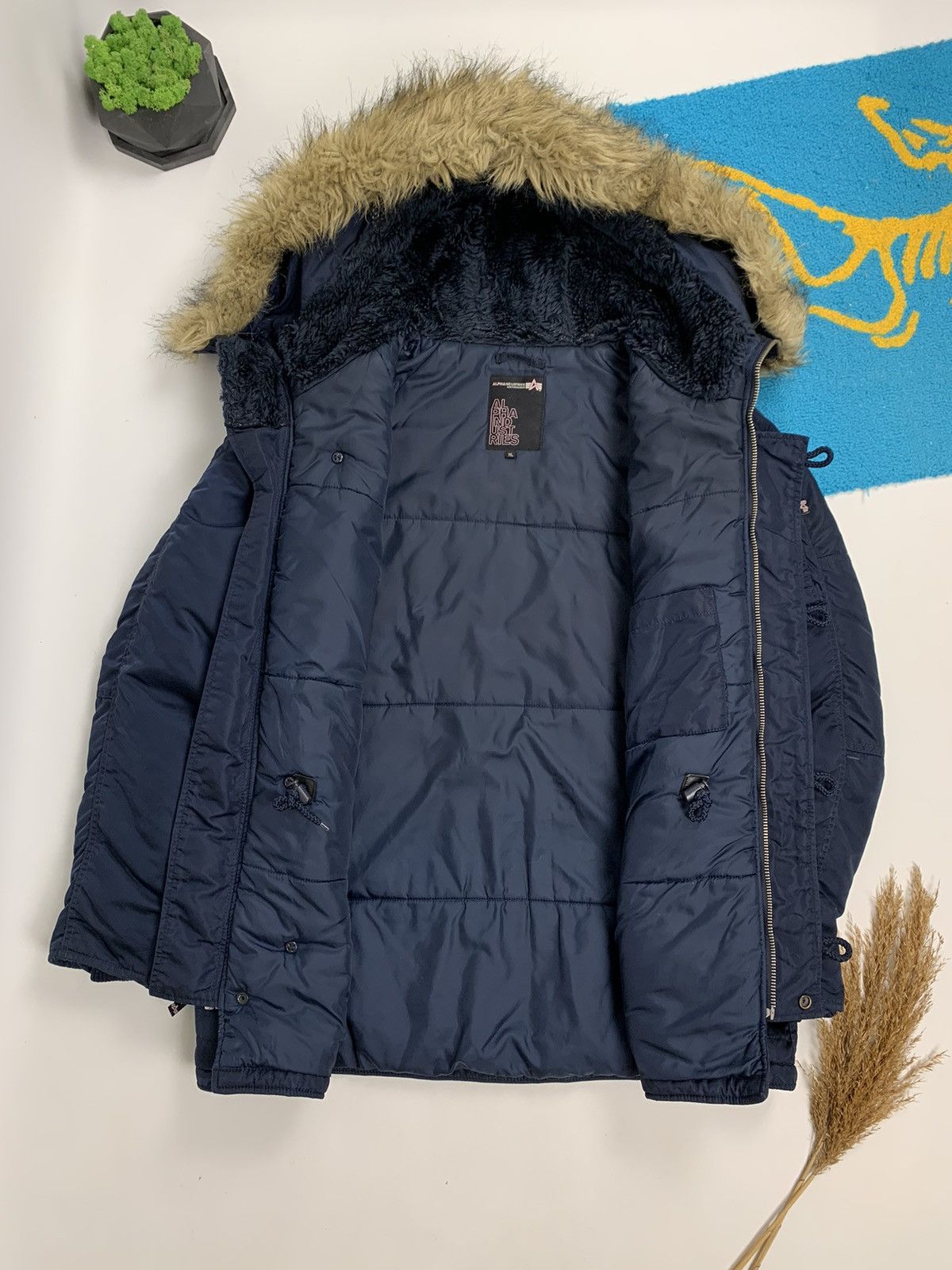 Alpha Industries × Vintage Vintage Alpha Industries Wmn’s Parka Jacket Size XL / US 12-14 / IT 48-50 - 6 Thumbnail