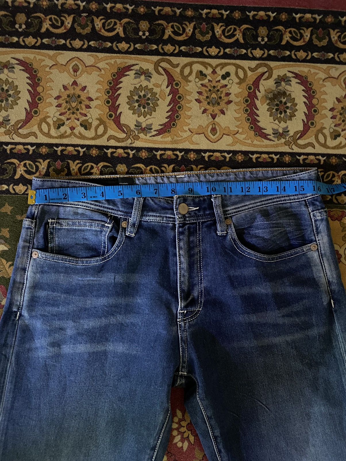 Armani Exchange × Designer × Vintage Armani Exchange Slim Fit Blue Denim Size US 32 / EU 48 - 12 Thumbnail