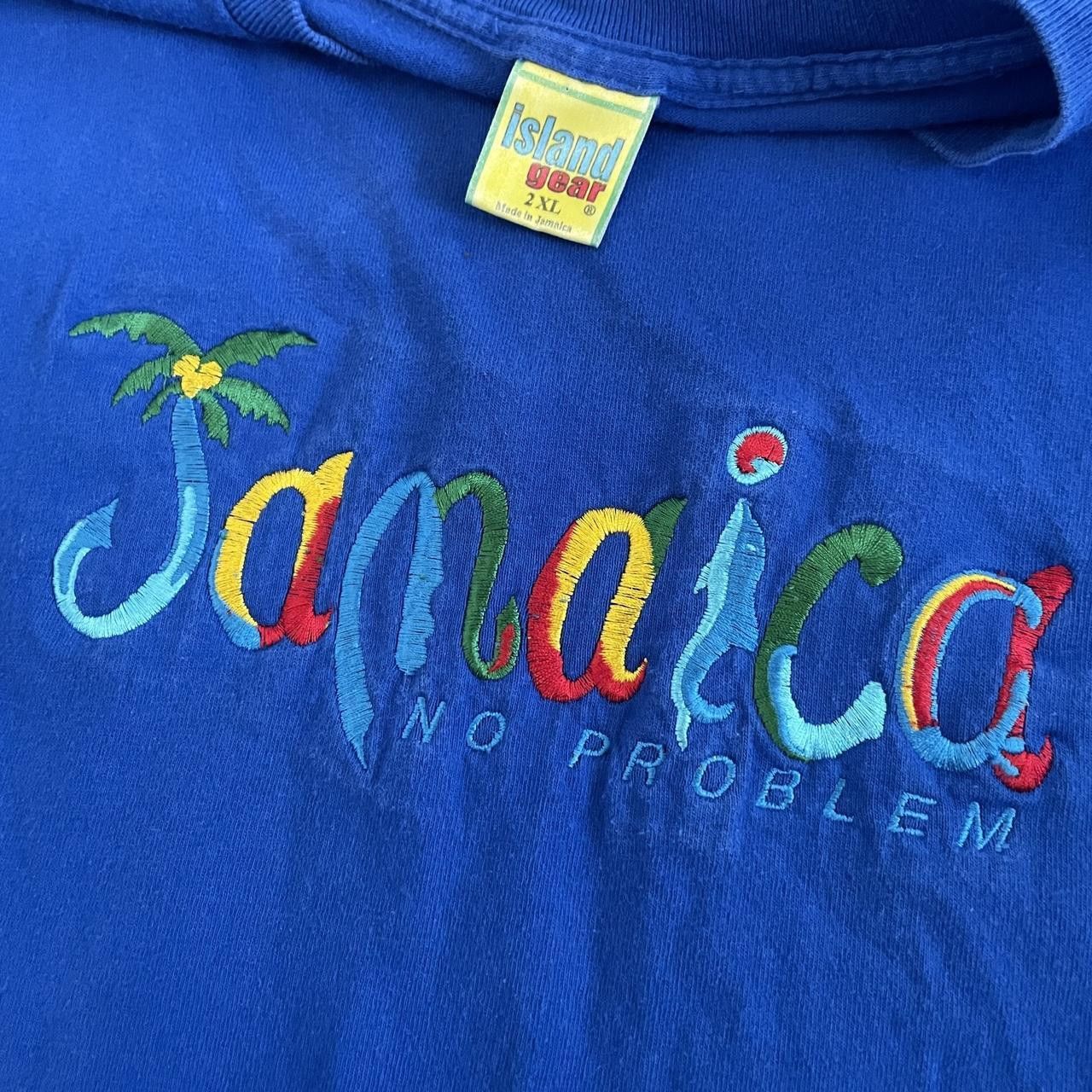 Vintage Vintage Jamaica Embroidered T-Shirt Size US XL / EU 56 / 4 - 2 Thumbnail
