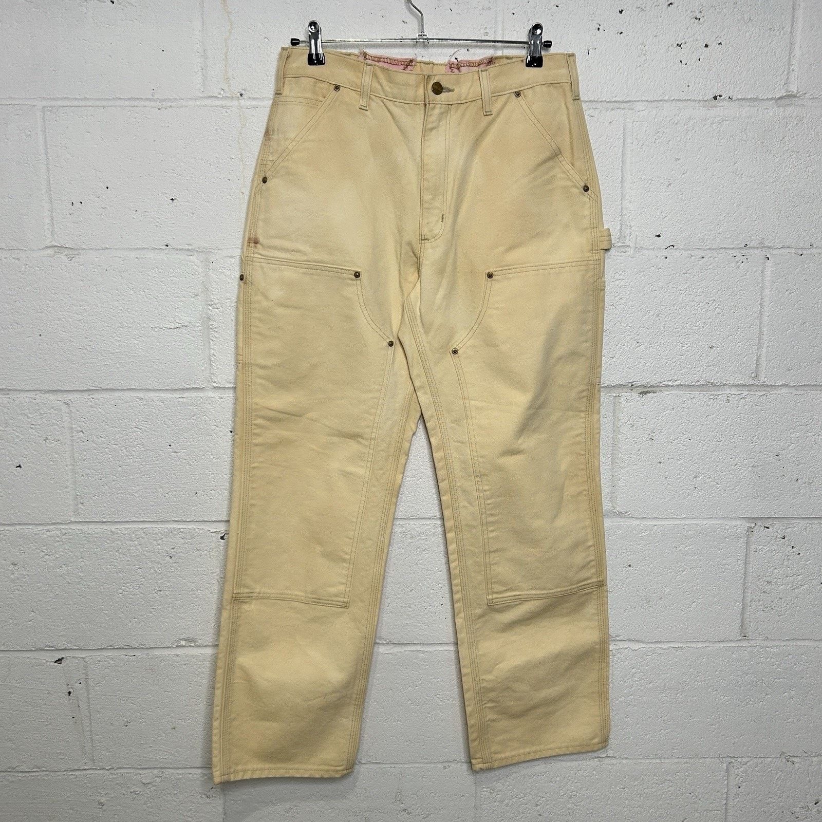 Carhartt Vintage Carhartt Canvas DoubleKnee Pants “Banana” Size US 33 - 1 Thumbnail