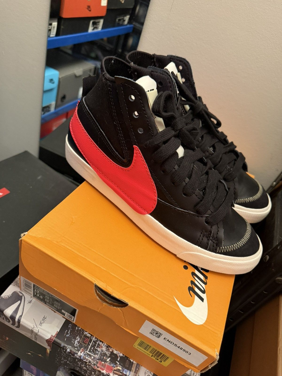 Nike Nike blazer mid jumbo sz 12 Size US 12 / EU 45 - 3 Thumbnail